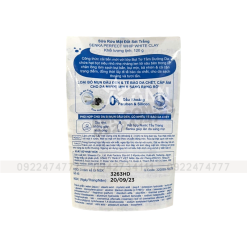 Sữa Rửa Mặt Senka Perfect Whip Đất Sét Màu Trắng 120g - Dành Cho Da Dầu Mụn - 4550516474636