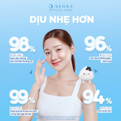 Sữa Rửa Mặt Senka Perfect Whip Đất Sét Màu Trắng 120g - Dành Cho Da Dầu Mụn - 4550516474636