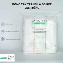 Bông Tẩy Trang La Soirée Mềm Mại 225 Miếng - 8938557020030