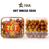 Hộp Hạt Macca Tây Nguyên Hộp Vuông Tròn 550G Hộp Quà Tết 2026 - HMTNHCN550
