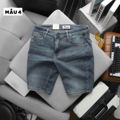 Quần Short Jeans Nam Rurumen Cao Cấp Chất Liệu Co Giãn Size Từ 50kg-90kg (Có size 36) - QB437