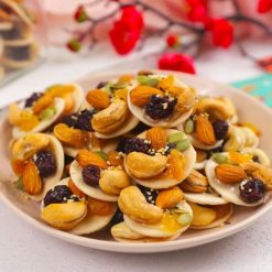 Hộp Bánh Đồng Tiền Việt Quất Bác Giác 170G Hộp Quà Tết 2026 - BDTVQHBG170