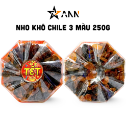 Hộp Nho Chile Bát Giác 250G Hộp Quà Tết 2026 - NCSHBG250