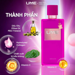 Sữa Tắm Nước Hoa Ume Perfume Shower Gel Giúp Cấp Ẩm Trắng Da 250ml - Sữa Tắm Ngọc Trinh - 8938551584088