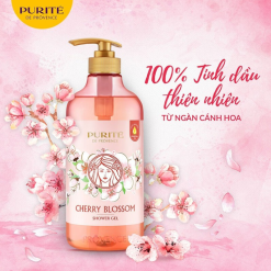 Sữa Tắm Trắng Da Purité Hương Hoa Anh Đào Cherry Blossom 850ml - 8935136865655