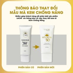 Kem Chống Nắng Lachi Cheese SPF 50+ Royal Sunscreen 50ml - Phiên Bản Mới - KCNLACHI