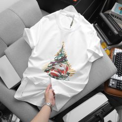 Áo Thun Nam Cổ Tròn Pack Horse In Chữ Merry Christmas (Có Size 3x) - AB526