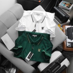 Áo Thun Nam Cổ Bẻ PackHorse Thêu Nổi Logo 2 Màu Cao Cấp (Có size 3x) - CS240