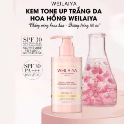 Kem Body Trắng Da Weilaiya Hương Nước Hoa Natural Fragrance Body Cream SPF30 PA+++ 200ml - 6971025881391