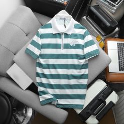 Áo Thun Nam Cổ Bẻ Pack Horse Sọc Ngang Thêu Logo trước Ngực (Có Size 3X) - CS242