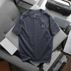 Áo Thun Cổ Tròn Nam Thêu Logo Trước Ngực (Có Size 3x) - AB527