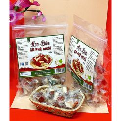 Kẹo Dừa Cà Phê Muối Túi Zip 500g - KDCPMTZ500