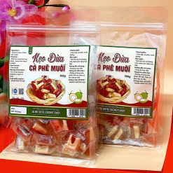 Kẹo Dừa Cà Phê Muối Túi Zip 500g - KDCPMTZ500