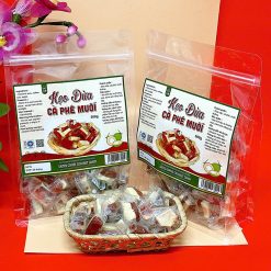 Kẹo Dừa Cà Phê Muối Túi Zip 500g - KDCPMTZ500