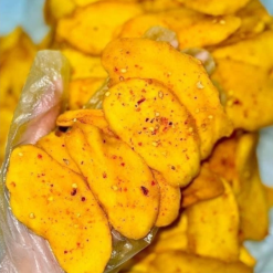 Xoài Sấy Muối Ớt Túi Zip 500g - XSMOTZ500