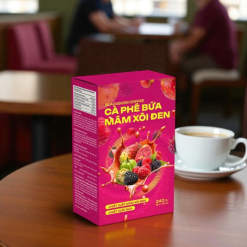 Cà Phê Bứa Mâm Xôi Đen Blackberry Coffee 16g x 15 gói - CPMXDGC