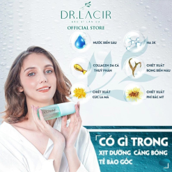 Xịt Khoáng Tế Bào Gốc Dr Lacir Occaline Smooth Spray Giúp Da Căng Bóng 130ml - 8938528007671