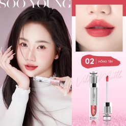 Son Kem Nhung Lì Soo Young Velvet Matte 4g - 5 Màu Quyến Rũ Thời Thượng - 8938532152350