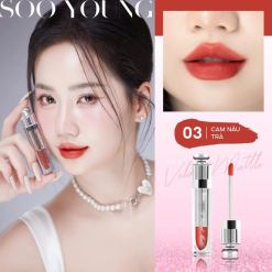 Son Kem Nhung Lì Soo Young Velvet Matte 4g - 5 Màu Quyến Rũ Thời Thượng - 8938532152350