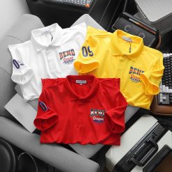 Áo Thun Nam Cổ Bẻ In Logo Trước Ngực Và Tay Áo (Có Size 3X) - CS245