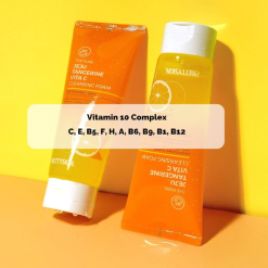 Sữa Rửa Mặt Prettyskin The Pure Jeju Tangerine Vita C Cleansing Foam 150ml - 8809733218995