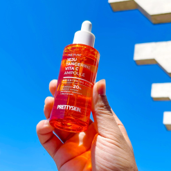 Serum Prettyskin The Pure Jeju Tangerine Vita C Ampoule 52ml - 8809733215208