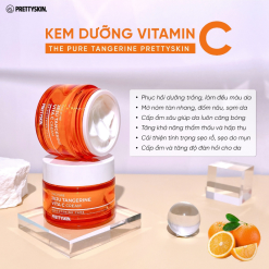 Kem Dưỡng Prettyskin The Pure Jeju Tangerine Vita C Cream 52ml - 8809733215192