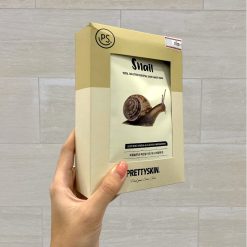 Mặt Nạ Ốc Sên Prettyskin Total Solution Essential Sheet Mask Snail - Hộp 10 Miếng - 8809733210388
