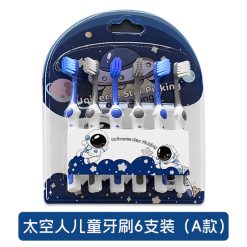 Set 6 Bàn Chải Đánh Răng Cho Bé Phi Hành Gia - BCDRPHG