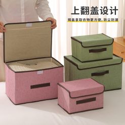 Set 2 Hộp Đựng Đồ - Kệ Để Quần Áo Dụng Cụ Cá Nhân 36x23x24cm & 25x19x16cm - HDDDN2