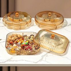 Khay Đựng Mứt Bông Mai - Khay Đựng Mứt Tết Bánh Kẹo 13.2x30cm - KDMBM