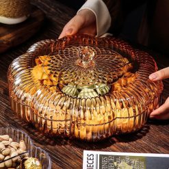 Khay Đựng Mứt Bông Mai - Khay Đựng Mứt Tết Bánh Kẹo 13.2x30cm - KDMBM