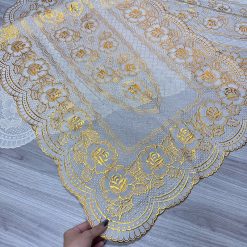 Khăn Trải Bàn Nhũ Vàng Dài Cao Cấp 60cmx1.2m - KTBCTN