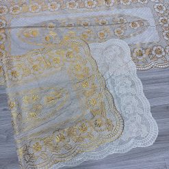 Khăn Trải Bàn Nhũ Vàng Dài Cao Cấp 60cmx1.2m - KTBCTN