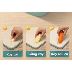 Thớt Kháng Khuẩn 2 Mặt Inox 304 & Nhựa PP Chống Ẩm Mốc Không Gỉ 30.5x39.5x1.5cm - TKK2M