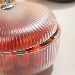 Hộp Đựng Mứt Tết - Hộp Hình Hươu Đựng Bánh Kẹo Hoa Quả Bằng Nhựa Cao Cấp 17x12cm - HHHDM