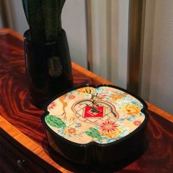 Khay Đựng Mứt Bông Hoa 4 Cánh - Khay Đựng Mứt Tết Bánh Kẹo Họa Tiết 3D - KDMBH4C