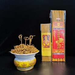 Túi Nén Nhang Thần Tài Thái Lan Nhập Khẩu - Hương Sạch Cuộn Tàn Đồng Xu 39cm - NNTTTL