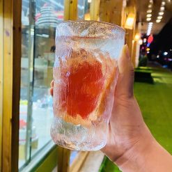 Ly Thủy Tinh Lượn Sóng Lớn Cao Cấp 13.6x8cm - LTTLS01