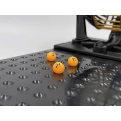 Bộ Đồ Chơi Lô Tô Size To - Loto Bingo 90 Số Có Tờ Thẻ Dò Và Lồng Quay Xổ Số Dịp Tết 25×25cm - BDCLTST01