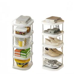 Kệ Để Giày Dép Khung Inox 5 Tầng Dễ Tháo Lắp - KDGD5TKI