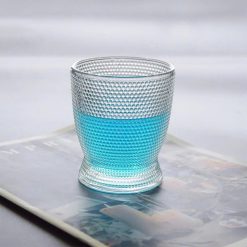 Bộ 6 Ly Thủy Tinh Chấm Bi - Cốc Thủy Tinh Cao Cấp 9.3x8.1x6.7cm - LTTCB01