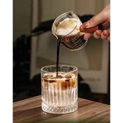 Bộ 6 Ly Đáy Kim Cương Trắng Trong Viền Vàng - Cốc Thủy Tinh Cao Cấp 340ml - LTTDKC01