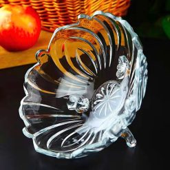 Bát Thuỷ Tinh 3 Chân - Bát Thủy Tinh Đựng Mứt Bánh Kẹo Tết 24cm - BTT01