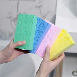 Combo 2 Mút Tắm Tẩy Tế Bào Chết - Mút Tắm Bọt Biển 12.8 x7x3cm - CT01