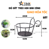 Giỏ Sắt Tròn Treo Hoa Ban Công 18x18cm - GTH01