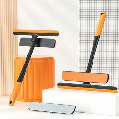 Cây Lau Kính 3 Trong 1 -Chổi Lau Kính Gạt Nước Xoay 360 Độ Linh Hoạt 29x25.5cm - CLK01