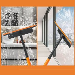 Cây Lau Kính 3 Trong 1 -Chổi Lau Kính Gạt Nước Xoay 360 Độ Linh Hoạt 29x25.5cm - CLK01