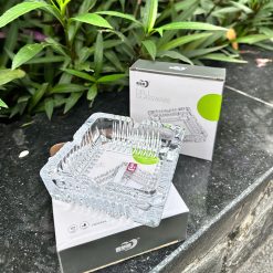 Gạt Tàn Thuốc Thủy Tinh - Gạt Tàn Thuốc Lá Vuông 11x11x3.5cm - GTT01