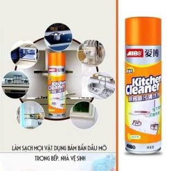 Bình Xịt Bọt Tuyết Tẩy Rửa Đa Năng Vệ Sinh Bếp Kitchen Cleaner 200ml - BXB01